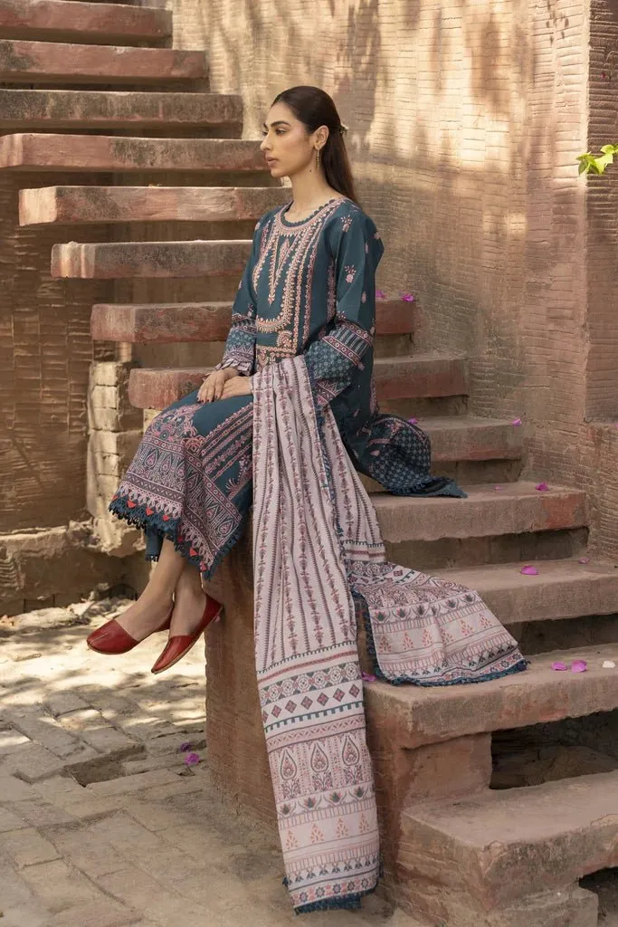 Aabyaan Prints Lawn Suit Cyra AAB02