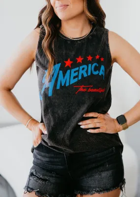 America the Beautiful Graphic Tank