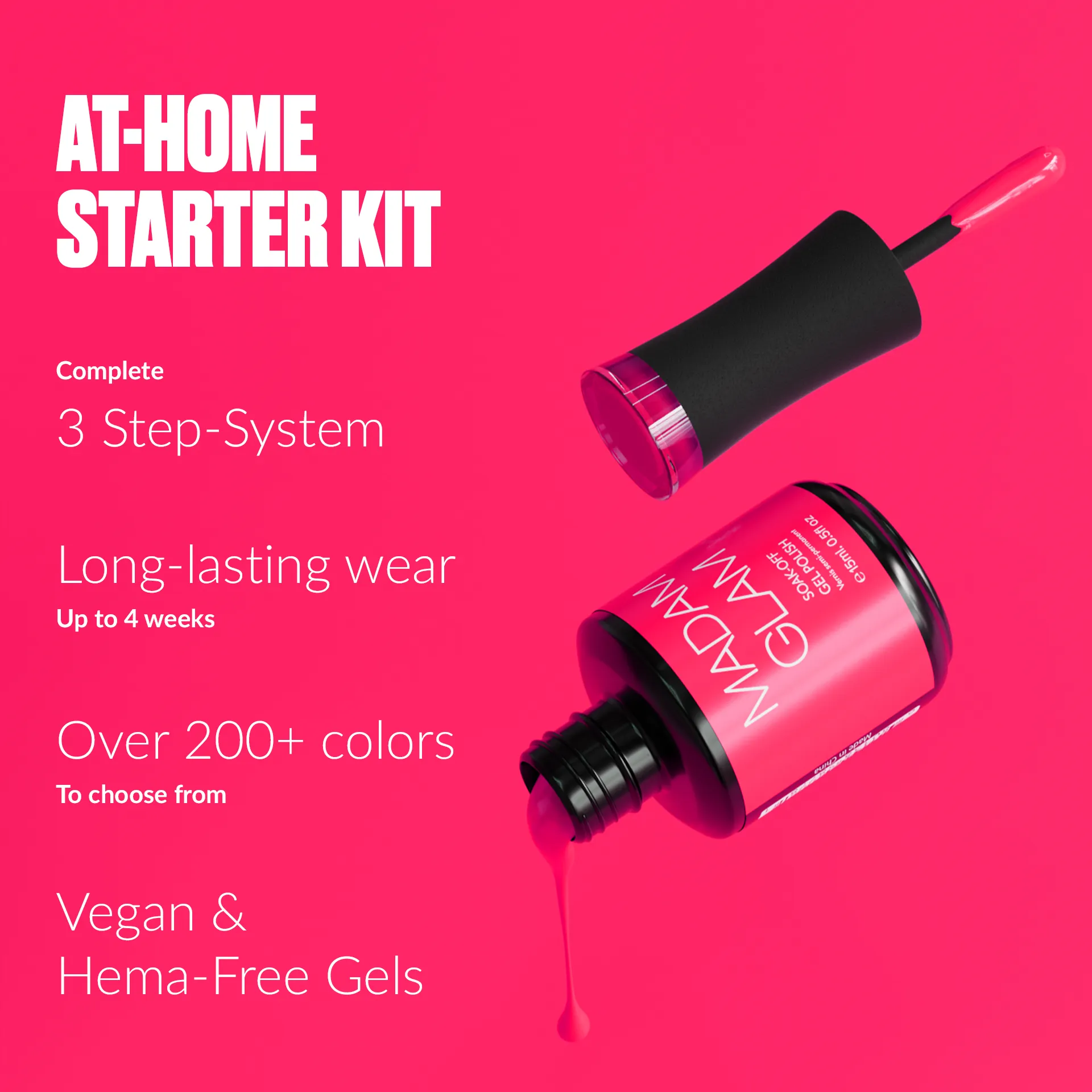 At-Home Gel Starter Kit with Base and Top