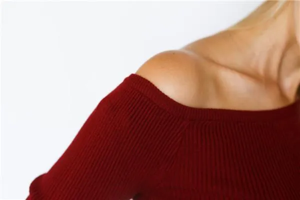 Autumn Winter Thickening Basic Women's Slit Neckline Strapless Sweater