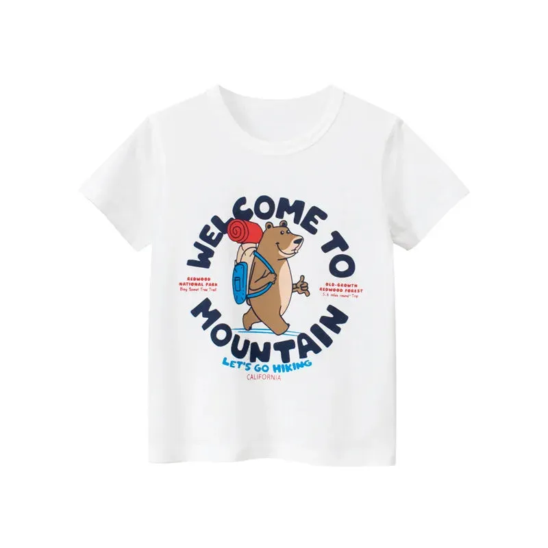 Baby Boy 2-8T Summer Short Dinosaur Graphic Tees