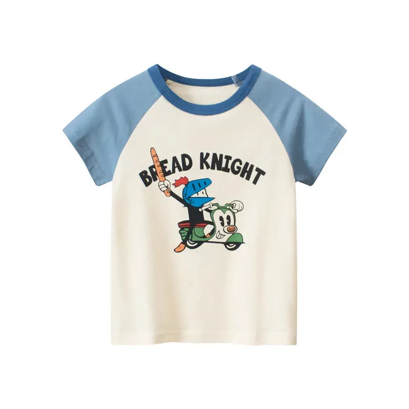 Baby Boy 2-8T Summer Short Dinosaur Graphic Tees