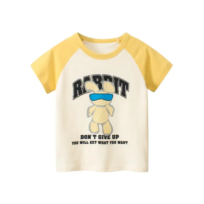 Baby Boy 2-8T Summer Short Dinosaur Graphic Tees