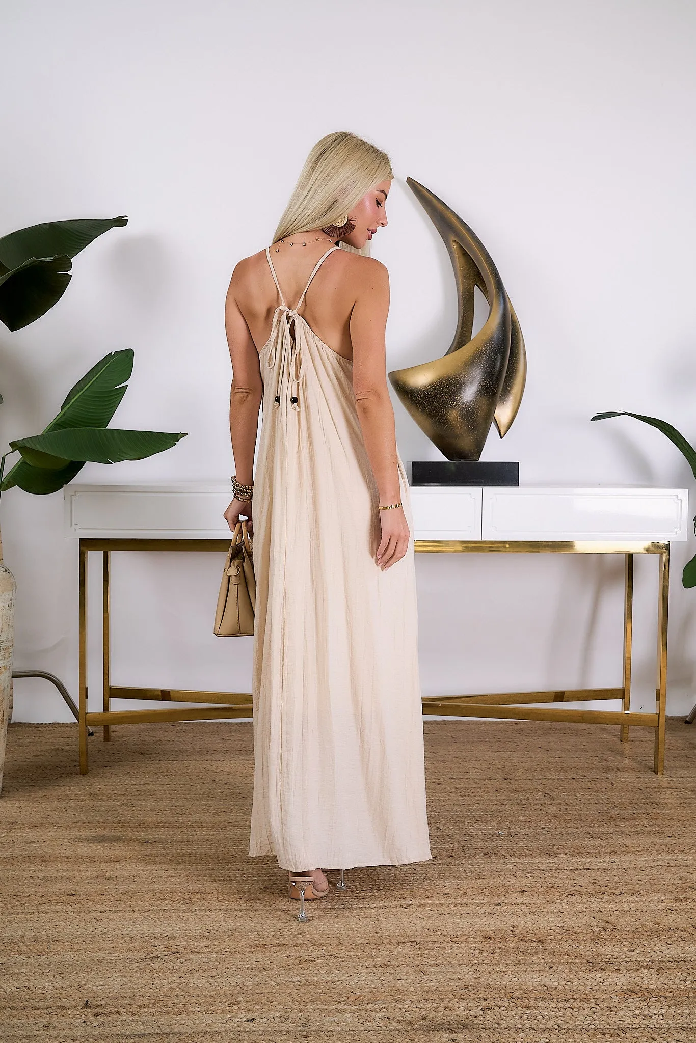 Backless Boho Dress