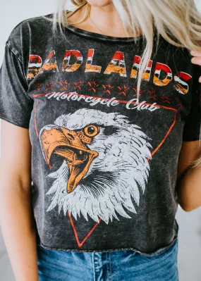 Badlands Moto Club Crop Tee