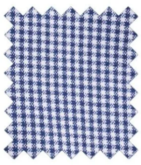 Baresi Blue Houndstooth Suit Swatch