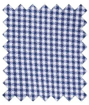 Baresi Blue Houndstooth Suit Swatch