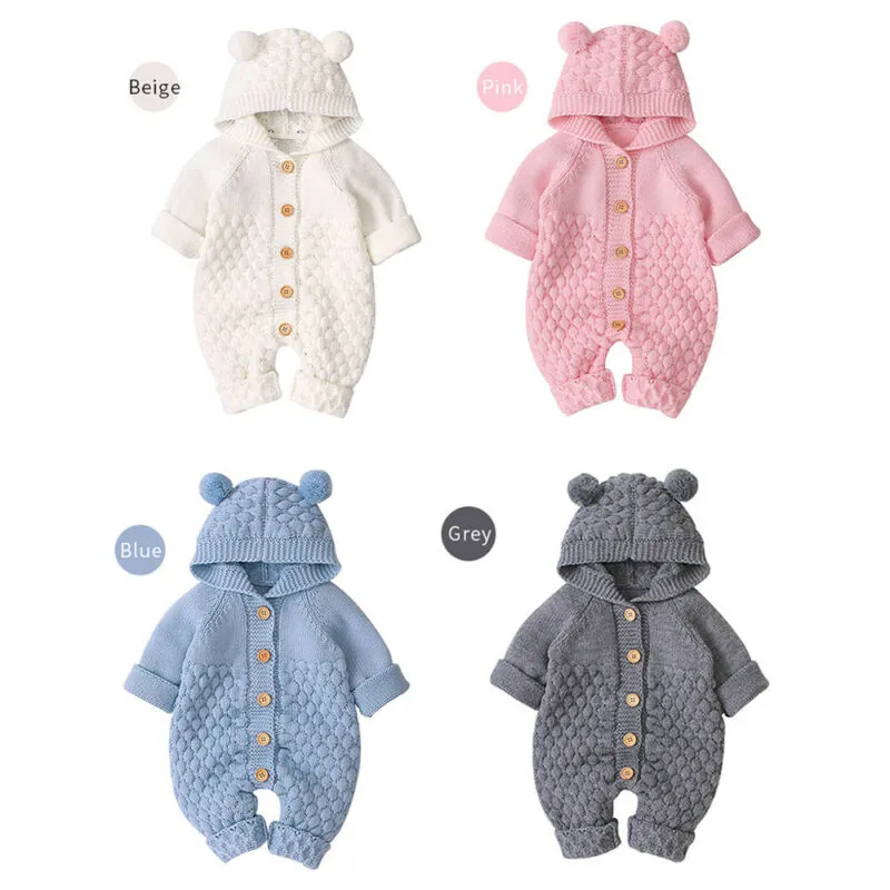 BEAR Knitted Romper