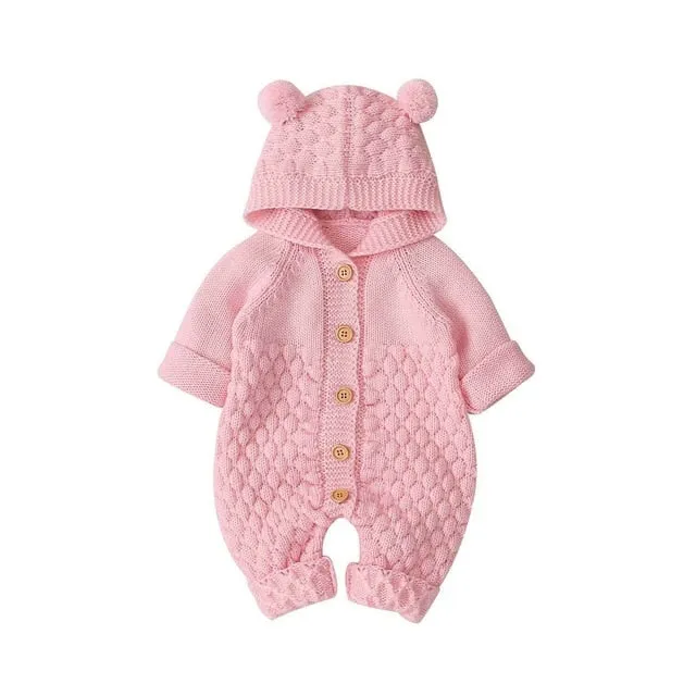 BEAR Knitted Romper