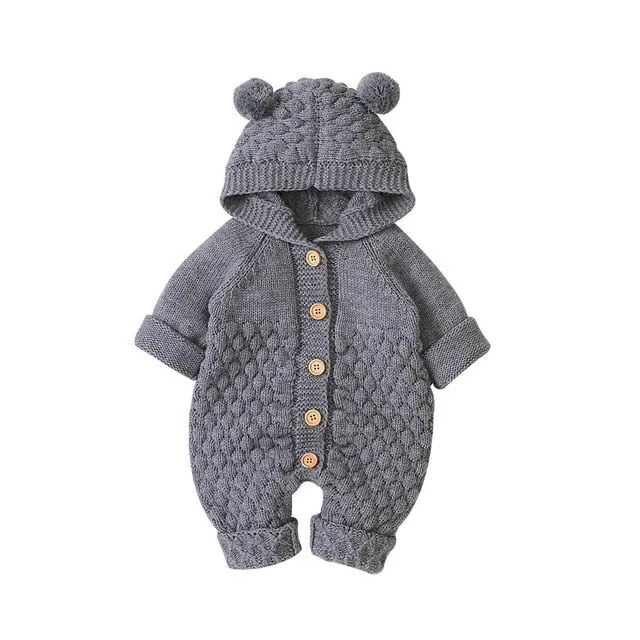 BEAR Knitted Romper