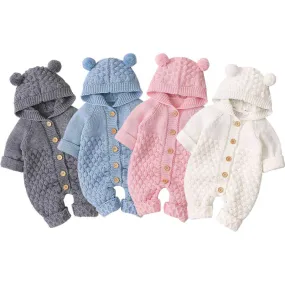 BEAR Knitted Romper