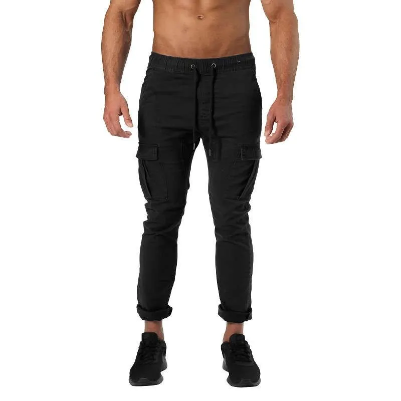 Better Bodies Harlem Cargo Pants - Wash Black