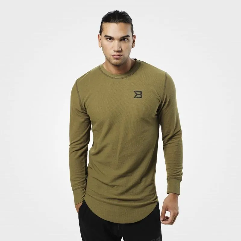 Better Bodies Harlem Thermal L-S - Military Green