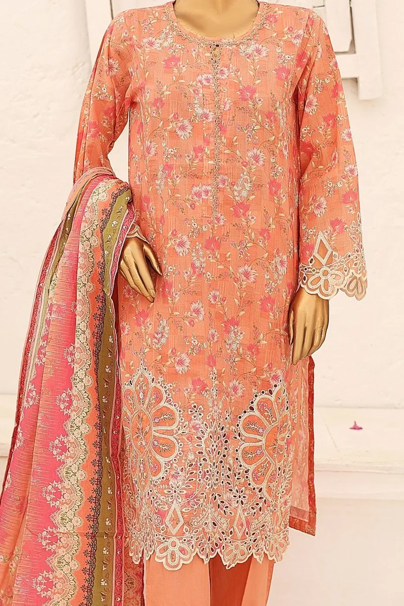 Bin Saeed Chikankari Lawn 3 Piece Suit BIN164