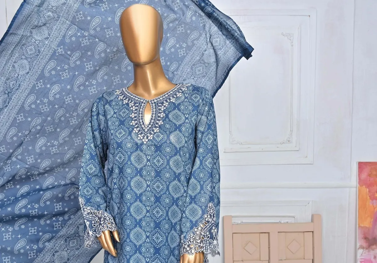 Bin Saeed Lawn 3 Piece Suit BIN107