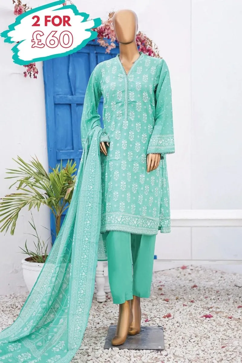 Bin Saeed Lawn 3 Piece Suit BIN170