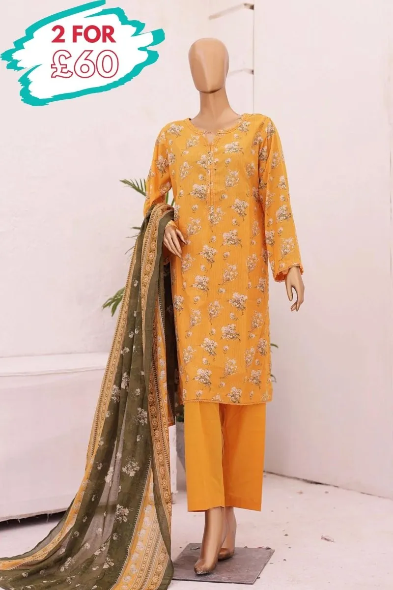 Bin Saeed Lawn 3 Piece Suit BIN175