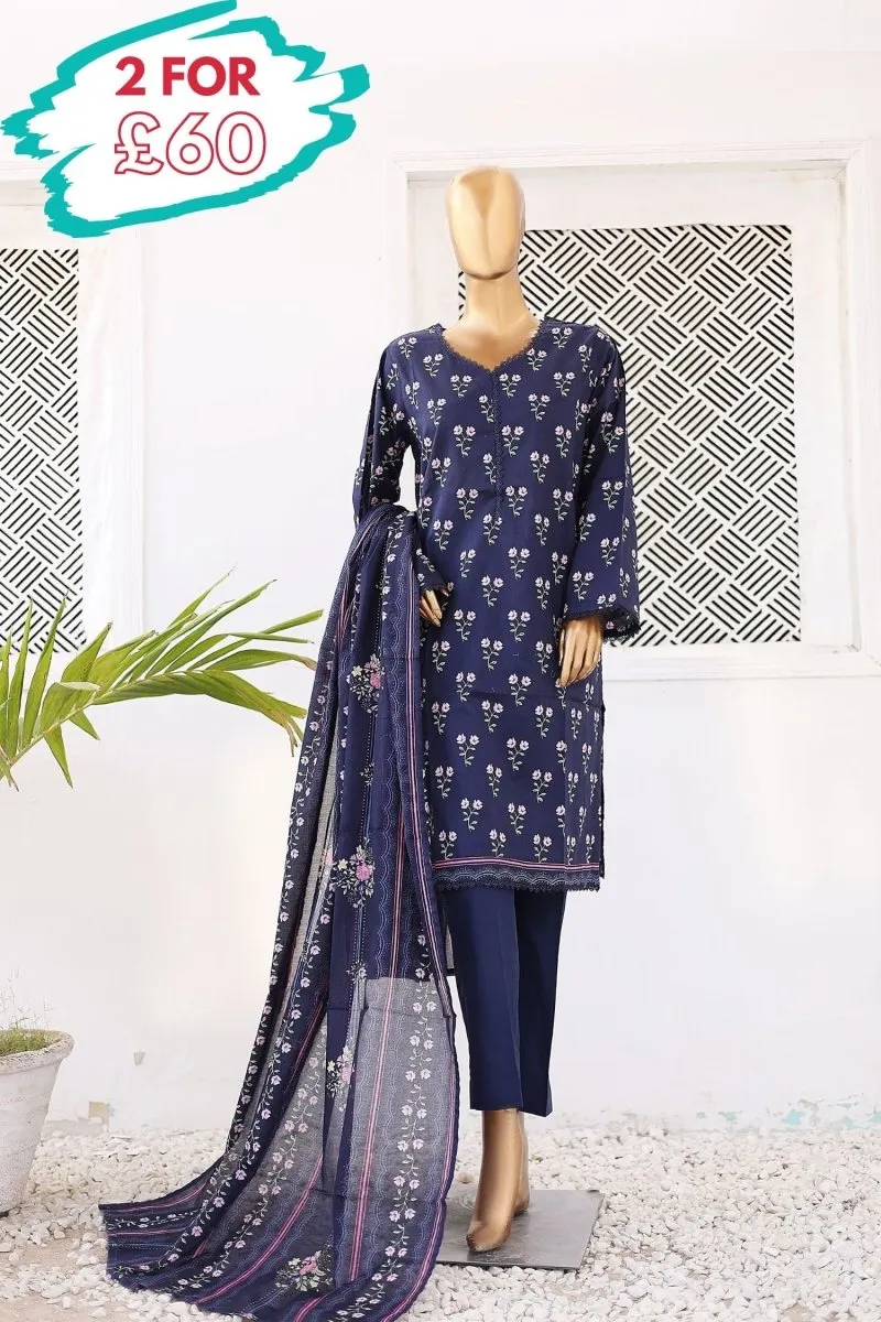 Bin Saeed Lawn 3 Piece Suit BIN177