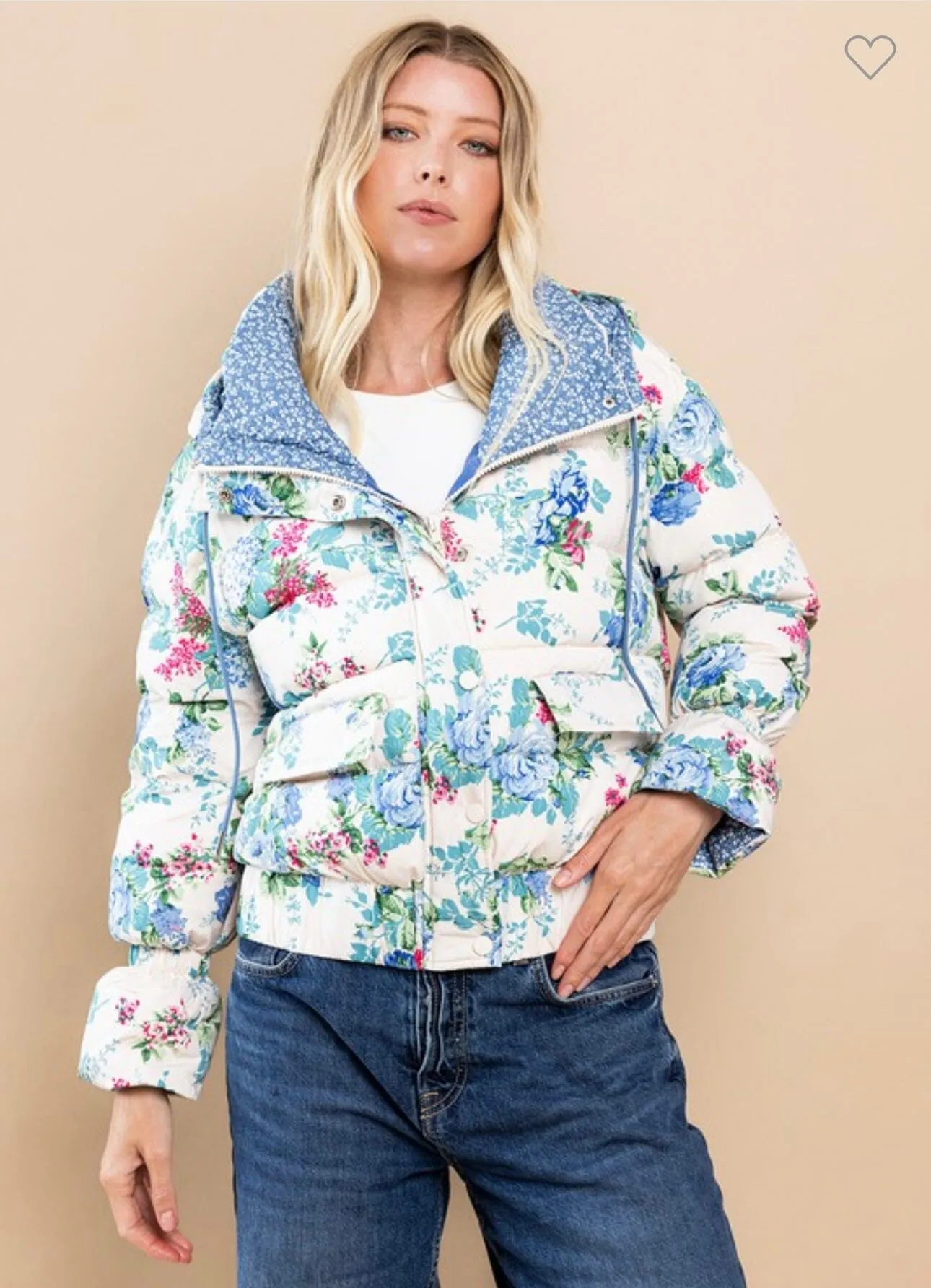 Bouquet Puffer Jacket