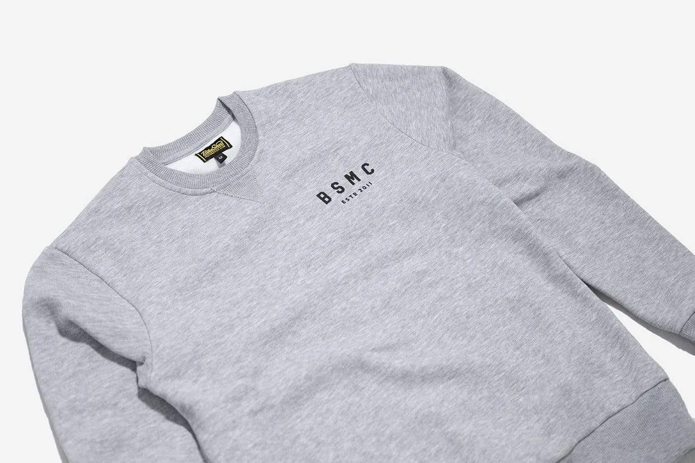 BSMC ESTD. Sweatshirt - Grey Marl