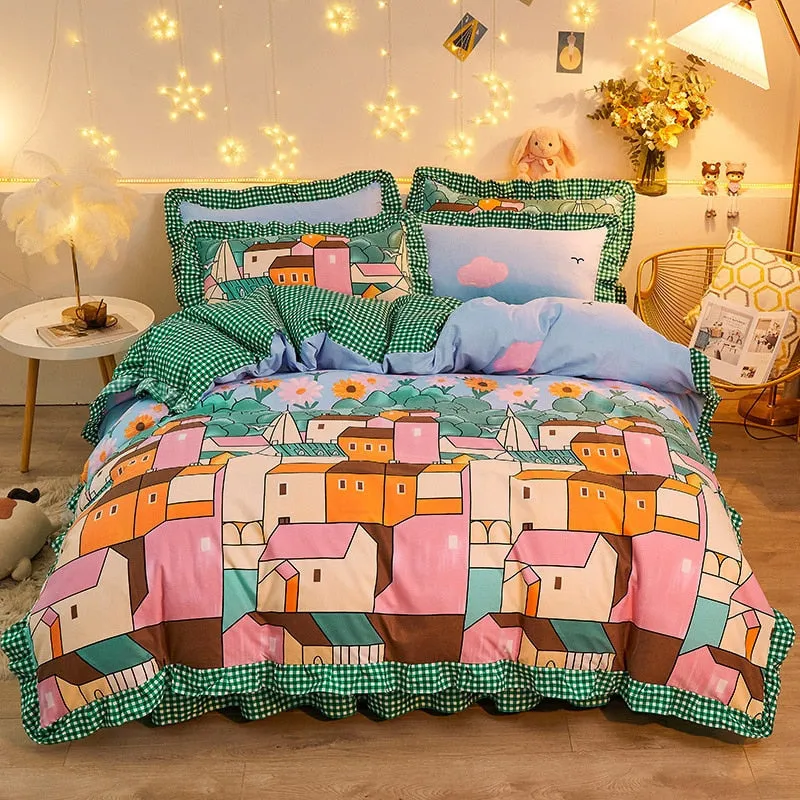 Colorful Floral Bedding Sets