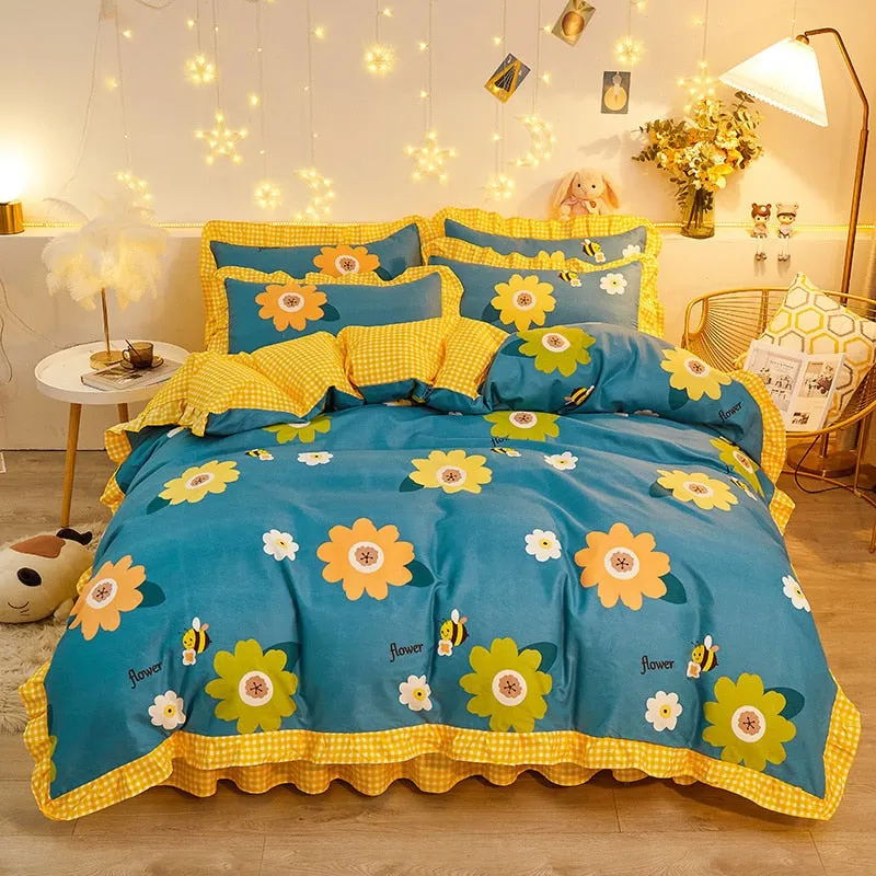 Colorful Floral Bedding Sets