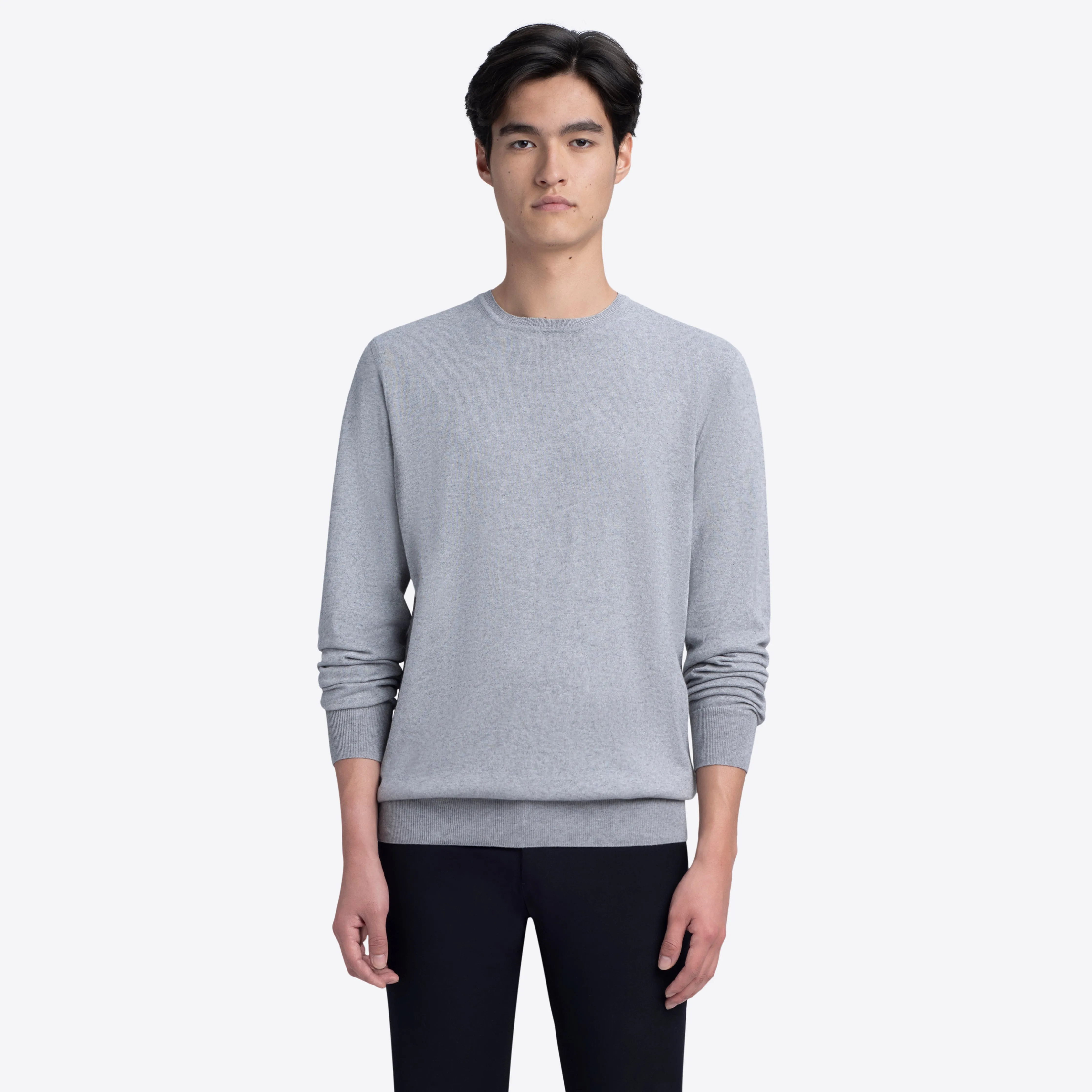 Crew Neck Melange Sweater