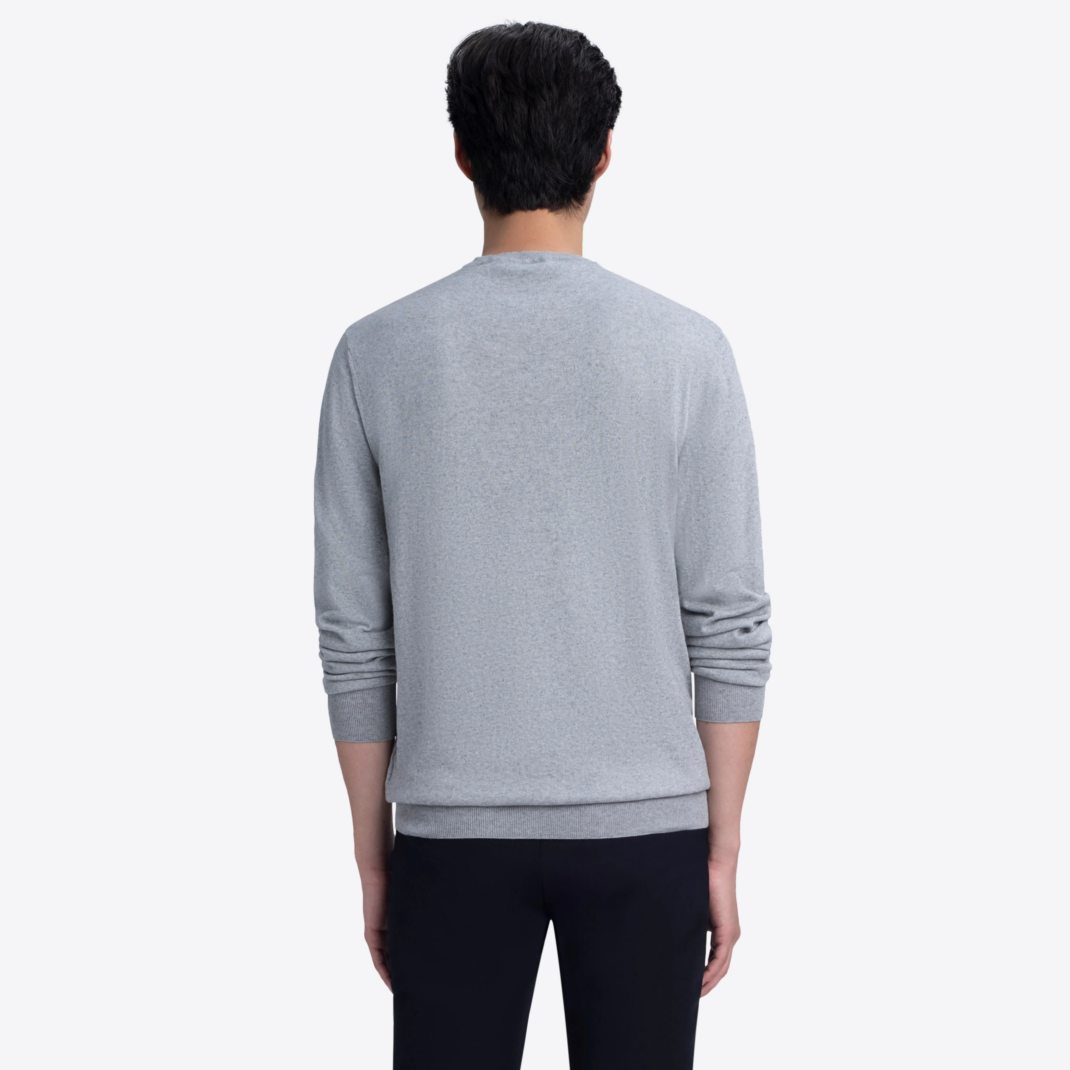 Crew Neck Melange Sweater