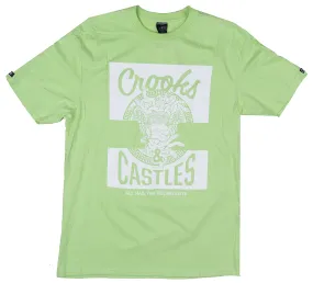 CROOKS & CASTLES GRAPHIC T-SHIRT MINT - CC05