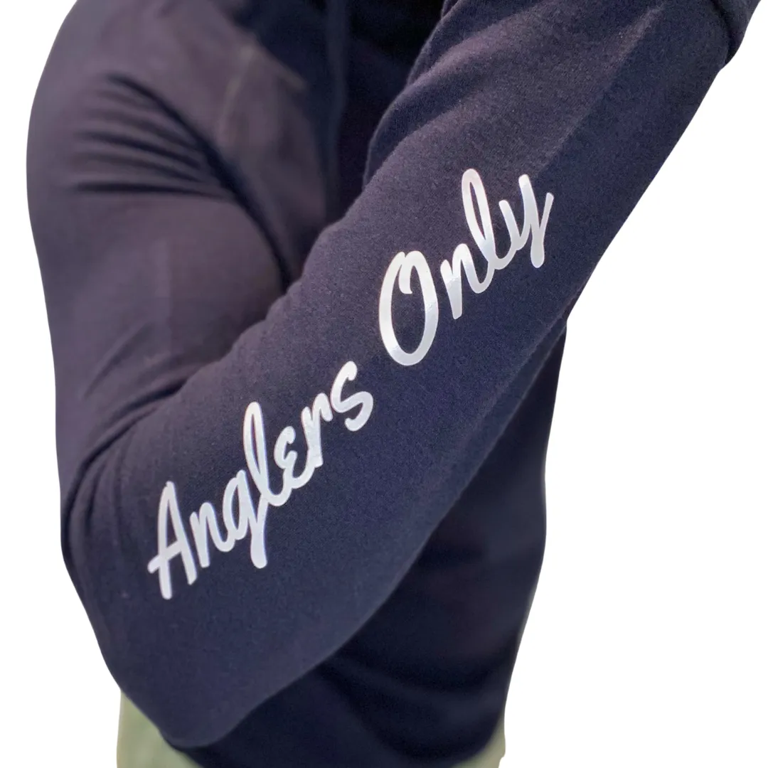 'Cross Stix' Lightweight Hoodie - Navy