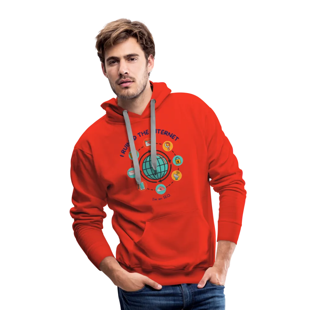 Cyber Czar: Men's SEO 'I Ruined the Internet' Hoodie