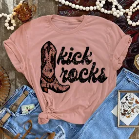 Desert Rose Kick Rocks Tee