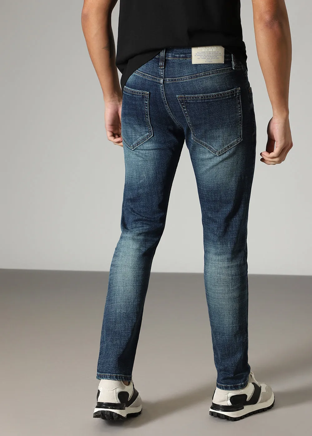 Dusty Blue Slim fit Jeans