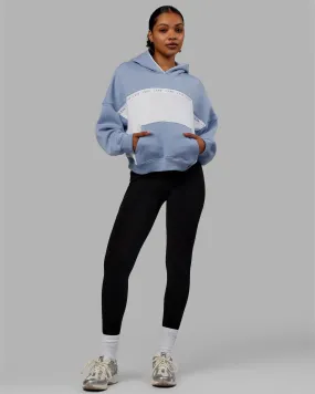 Extend Hoodie - Arctic Blue-White