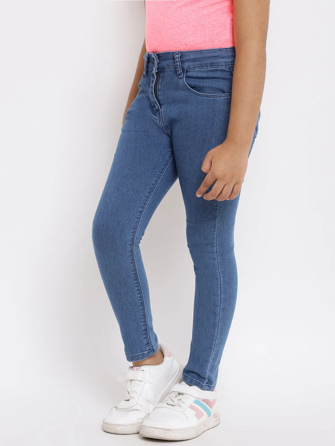 Girls Slim Fit Denim Jeans