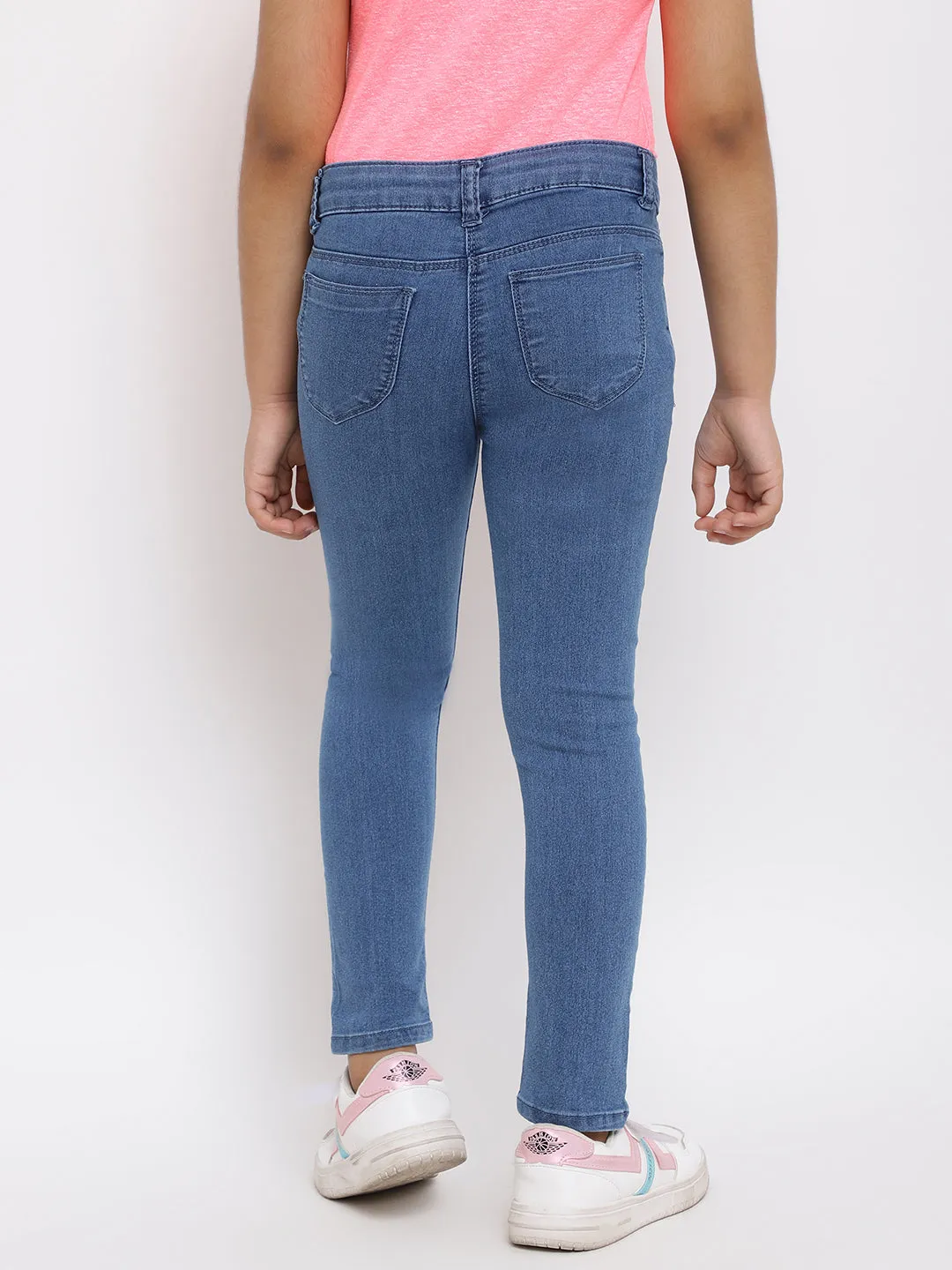 Girls Slim Fit Denim Jeans