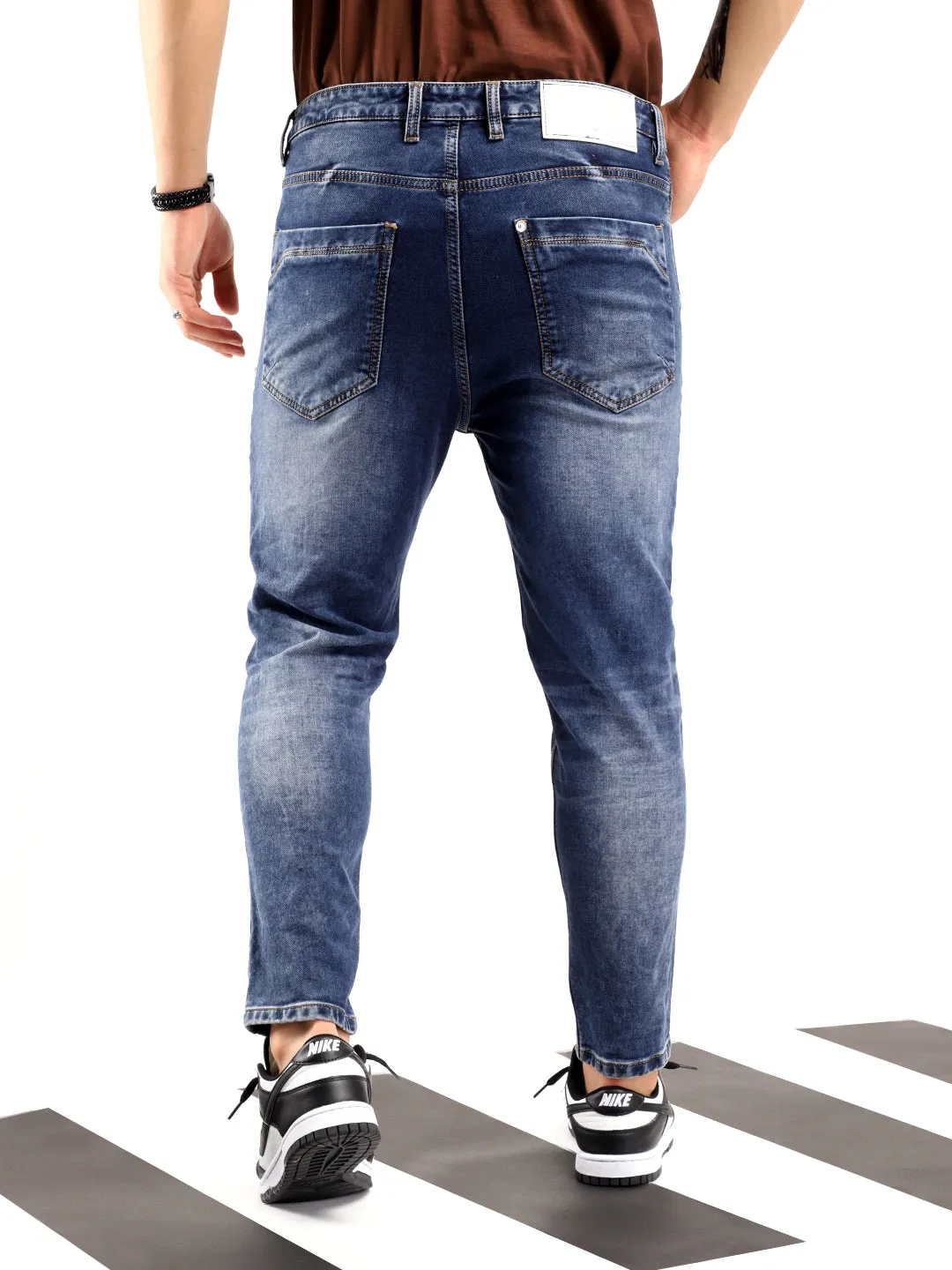 Greedy Blue Ankle Fit jeans