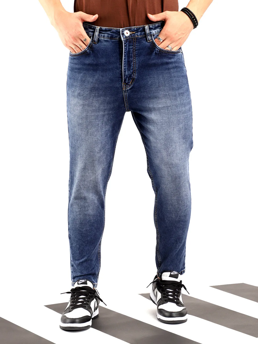 Greedy Blue Ankle Fit jeans