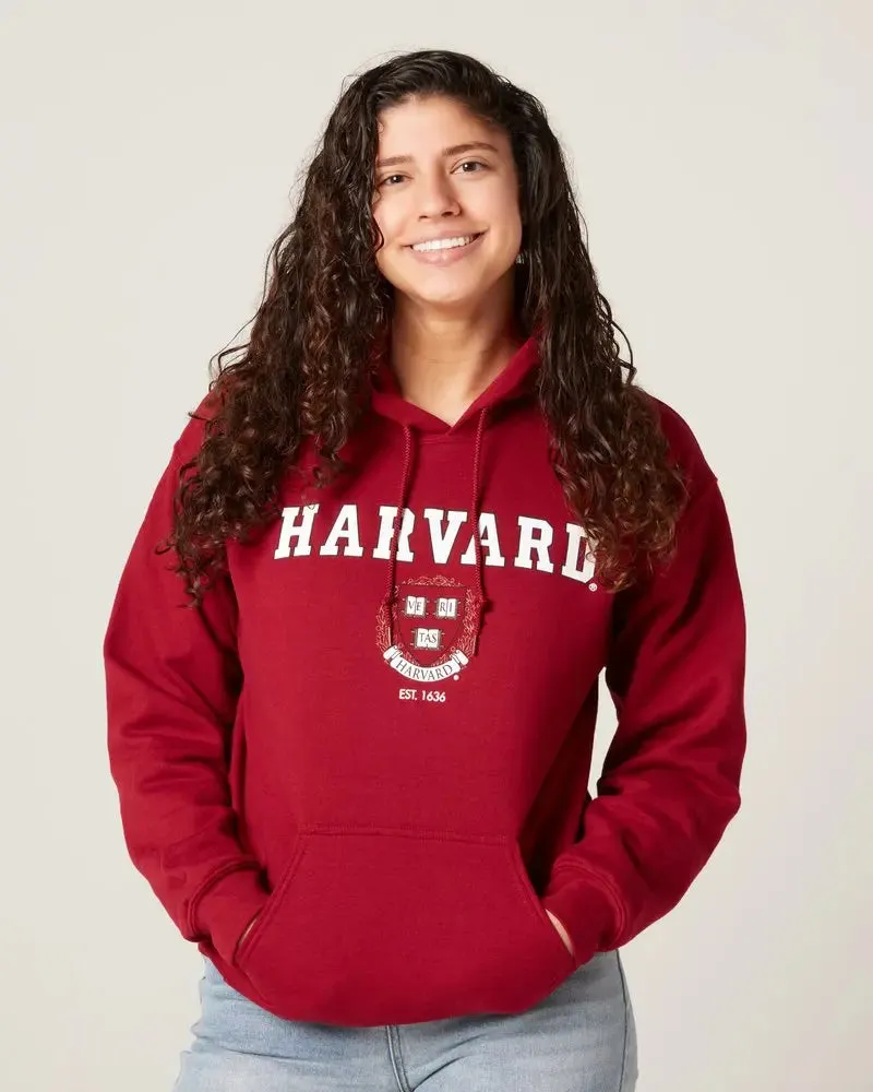 Harvard Hooded Crest Sweatshirt