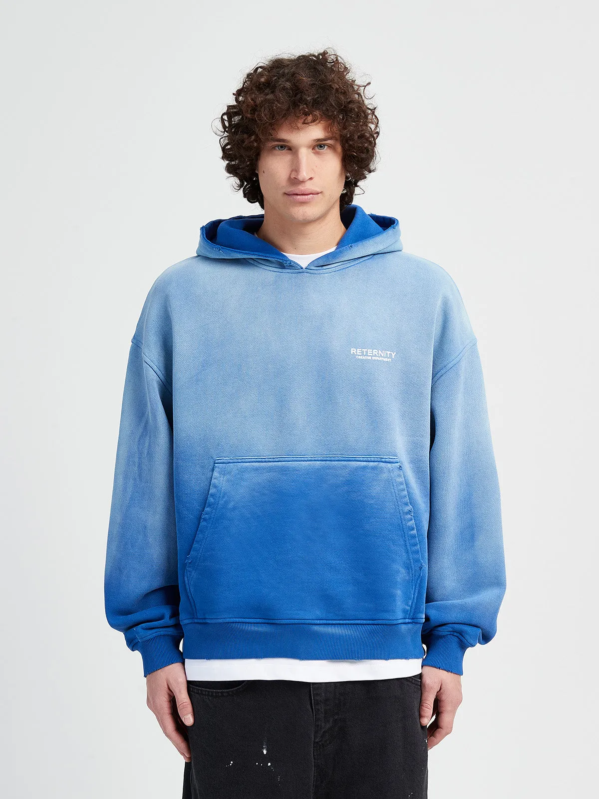 HOODIE CREATIVE DEPT - FADED BLUE