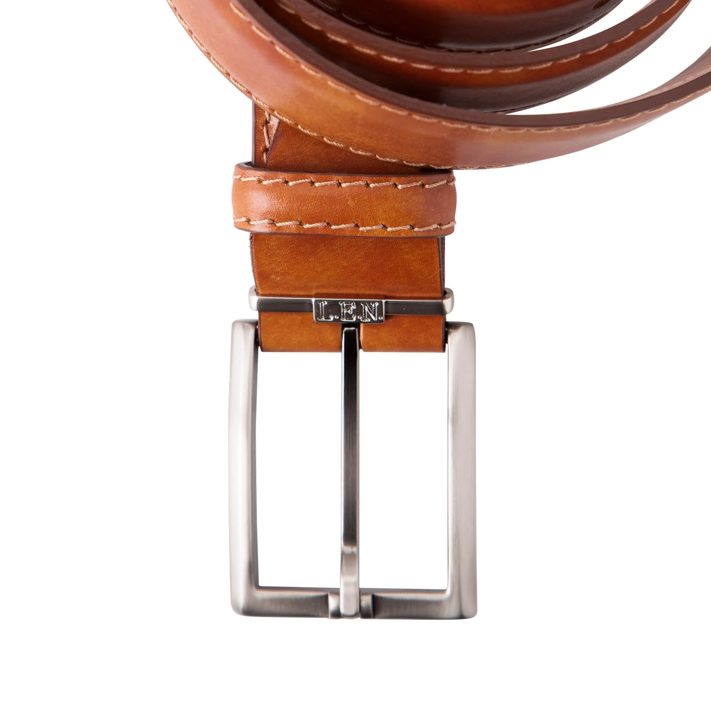 Italian Marbled Calf Belt | Tan