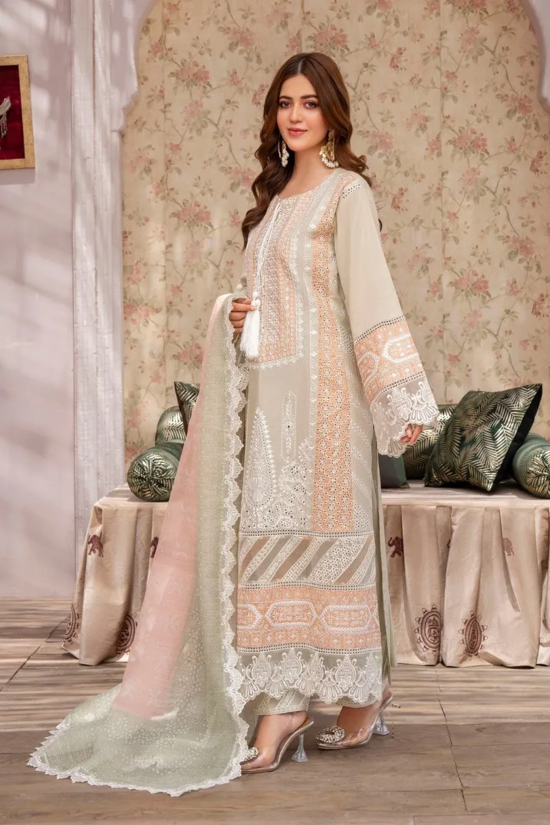 Karma Festive Embroidered Cotton Pakistani Suit KAR92