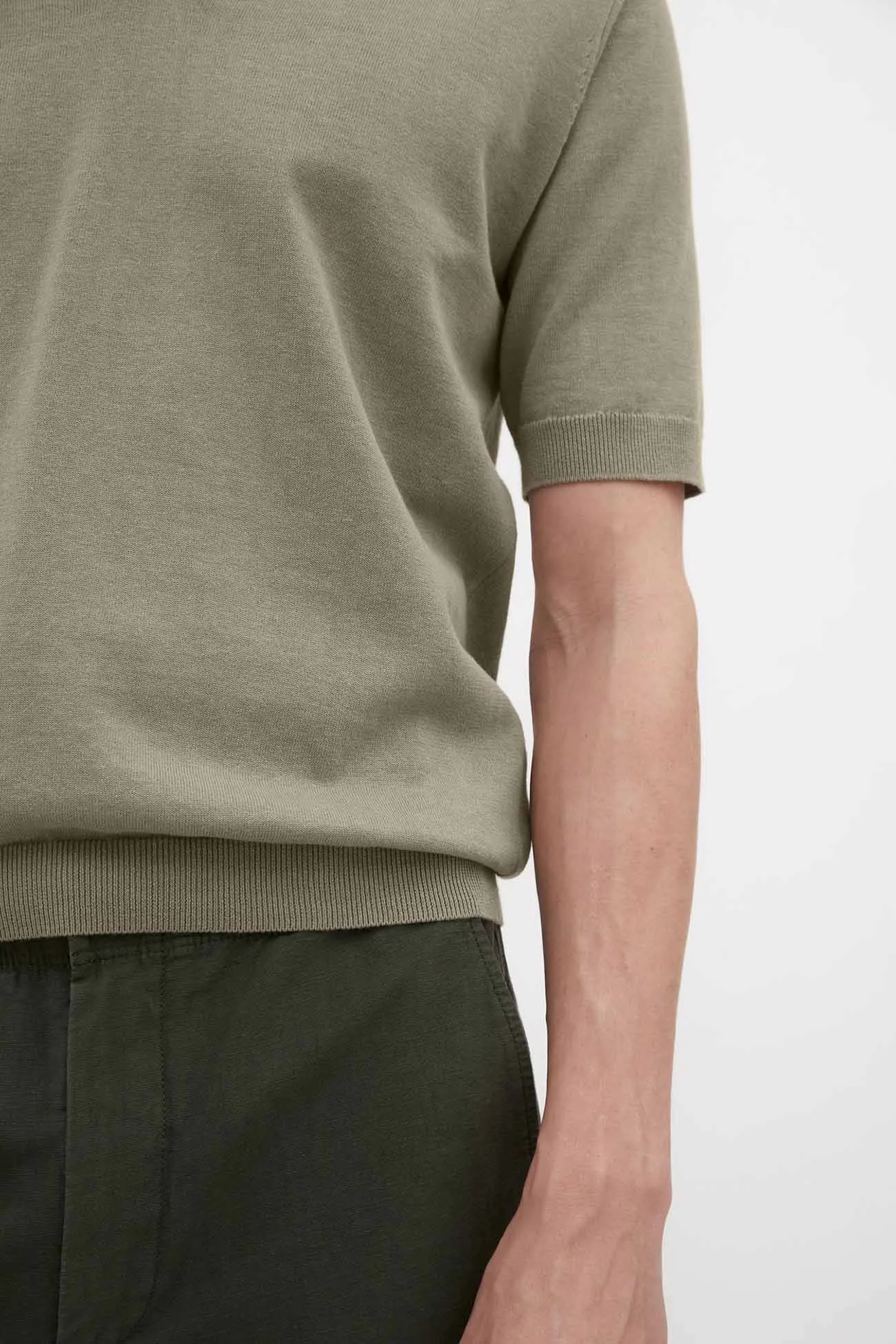 Leif Cotton Linen Polo - Clay