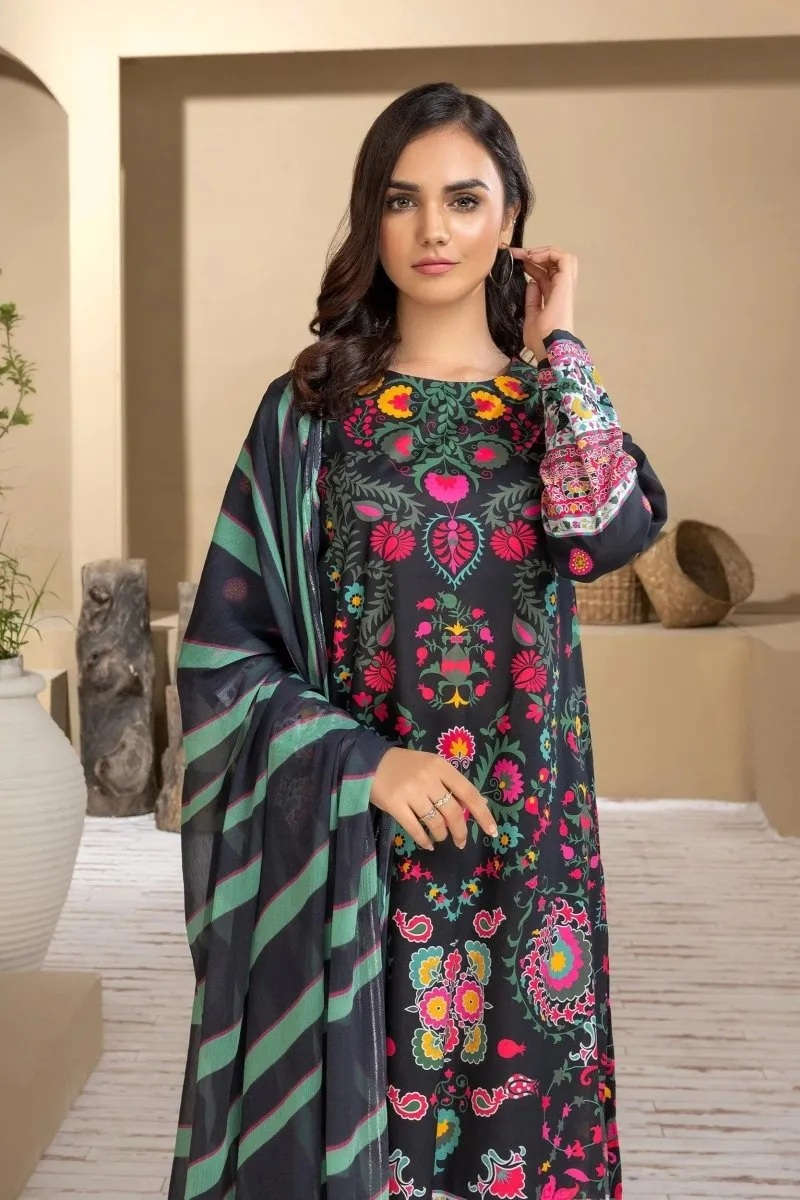 Limelight Cambric Pakistani 3 Piece Suit LIM360