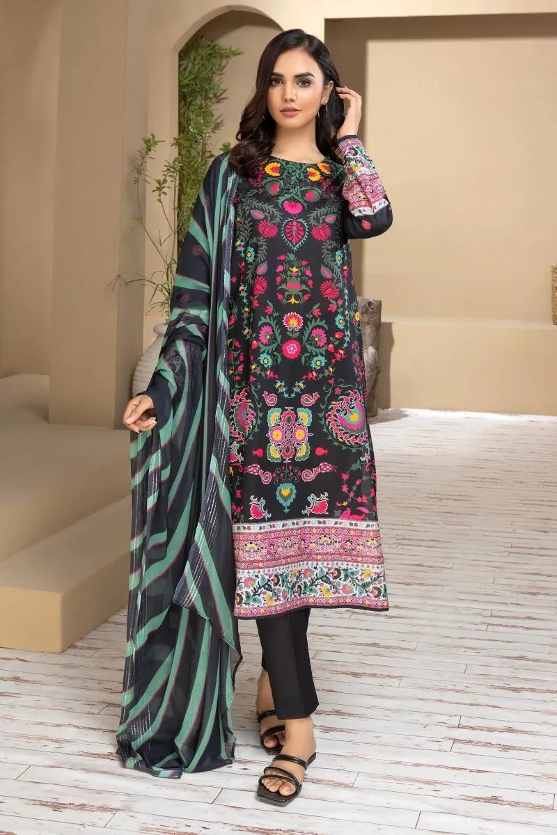 Limelight Cambric Pakistani 3 Piece Suit LIM360