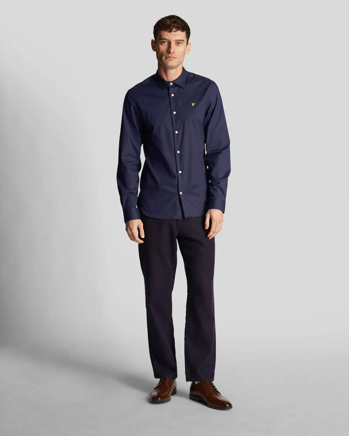 LS Slim Fit Poplin Shirt