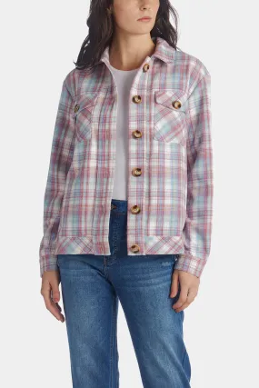 Magnolia Plaid Shirt Jacket