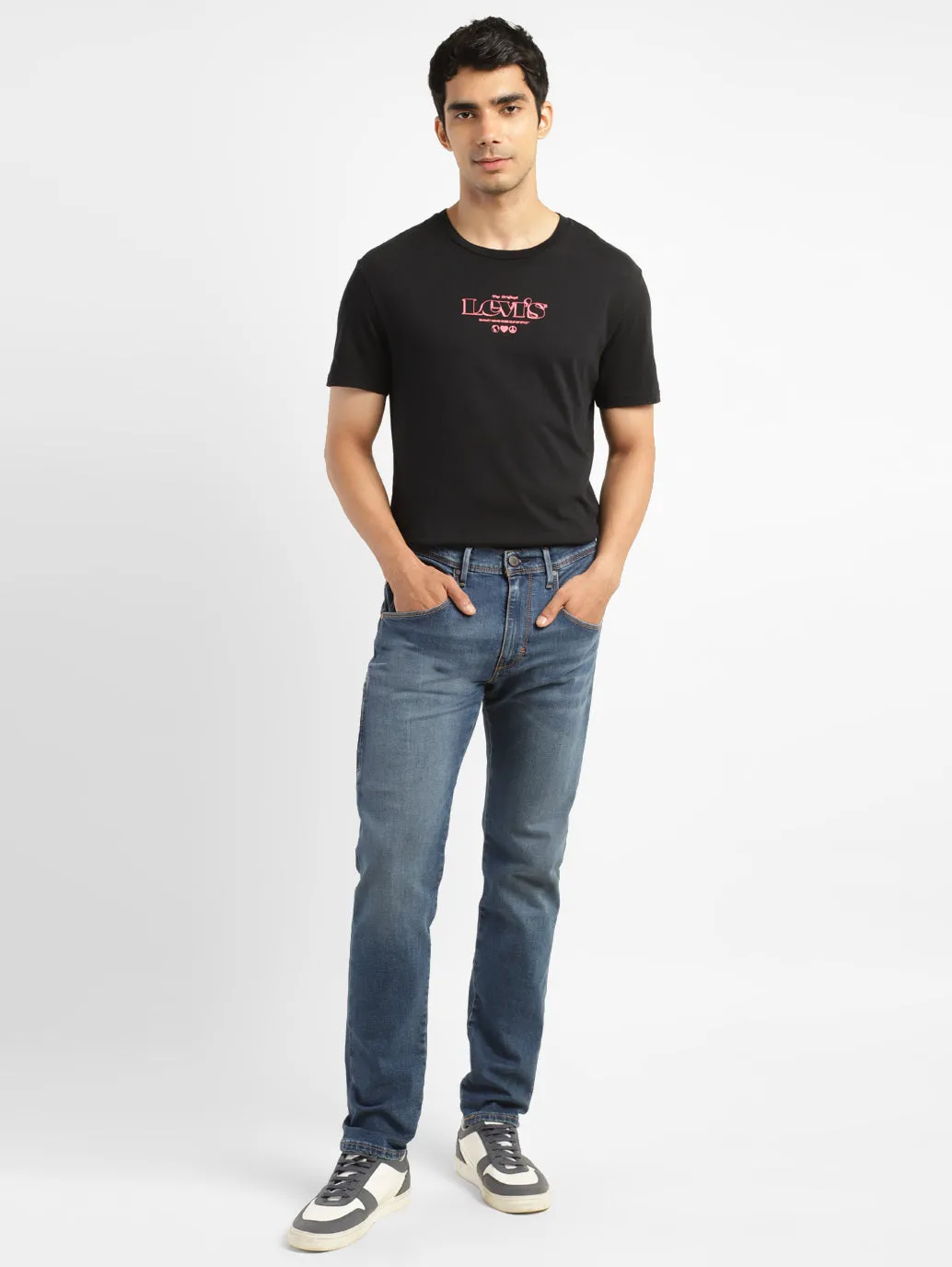 Men's 512 Mid Indigo Slim Tapered Fit Jeans