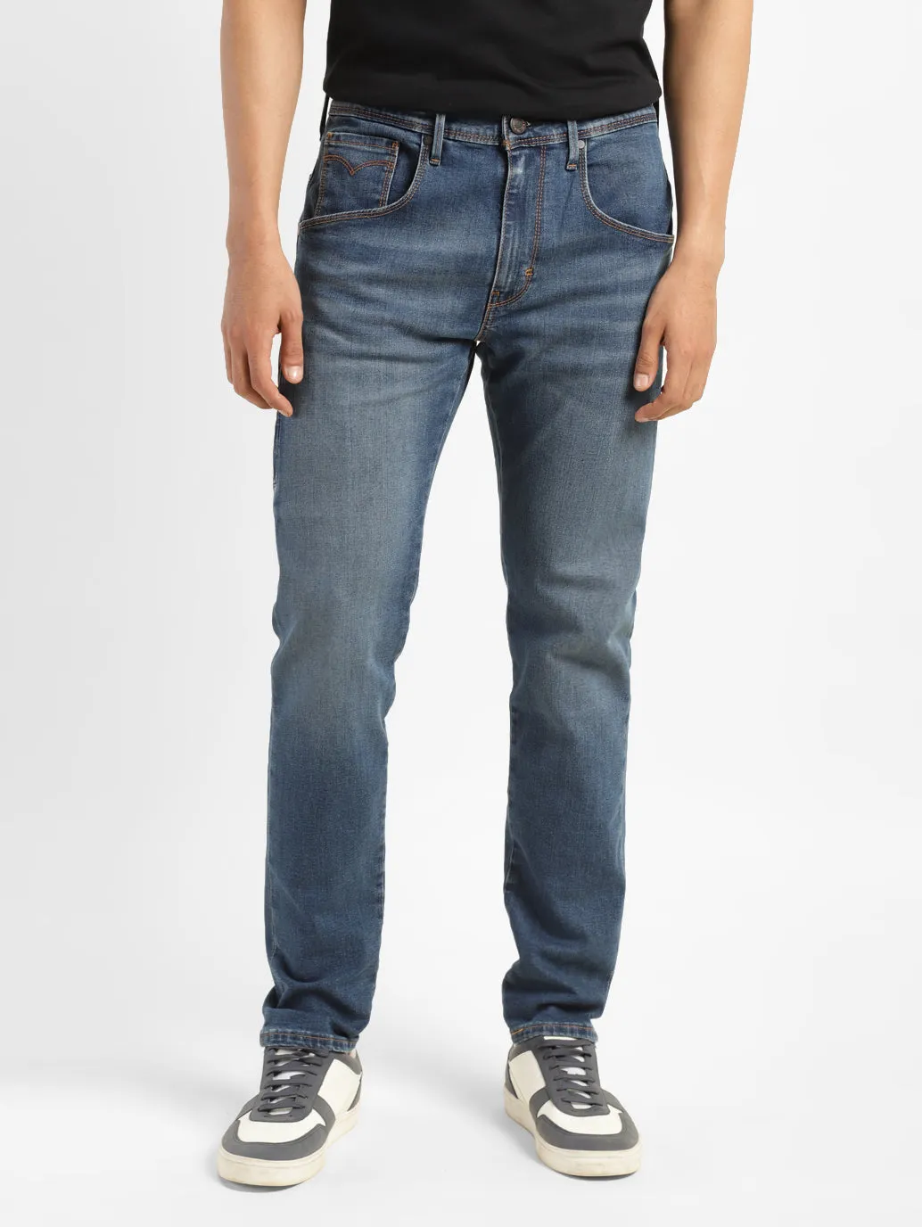 Men's 512 Mid Indigo Slim Tapered Fit Jeans