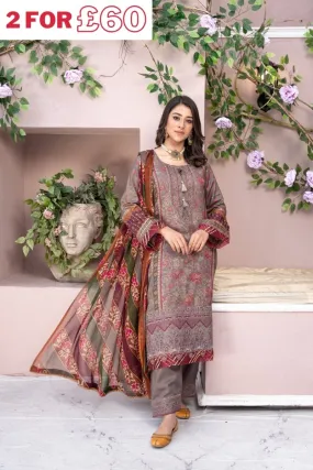 Munira Jacquard Linen 3 Piece Suit MUN460